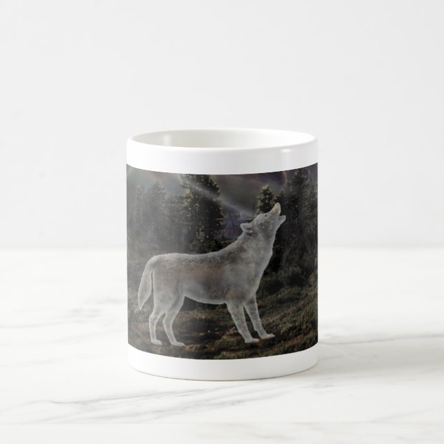 Taza De Café Lobo de la estrella (Centro)
