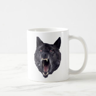Taza De Café Lobo de la locura
