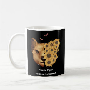 Taza De Café Lobo de Tasmania Tassie Tiger Thylacine