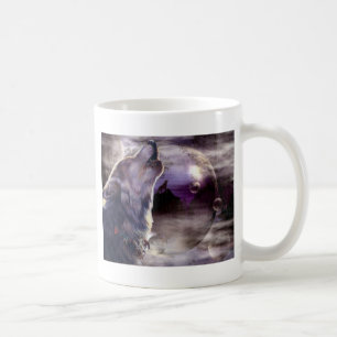 Taza De Café Lobo del grito