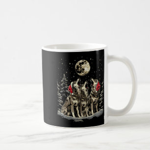Taza De Café Lobo - Divertida Navidad Alegre Santa Familia Pare