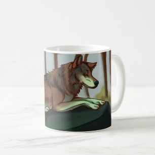 Taza De Café Lobo europeo