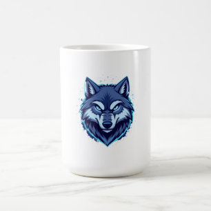 Taza De Café Lobo Fiero – Símbolo de Fuerza y Libertad