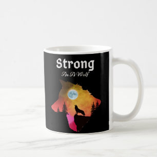 Taza De Café Lobo fuerte moderno