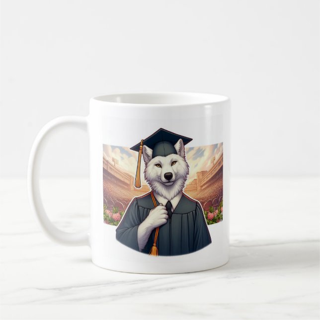 Taza De Café Lobo Graduado (Izquierda)