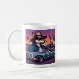 Taza De Café Lobo Lowrider Wolfy