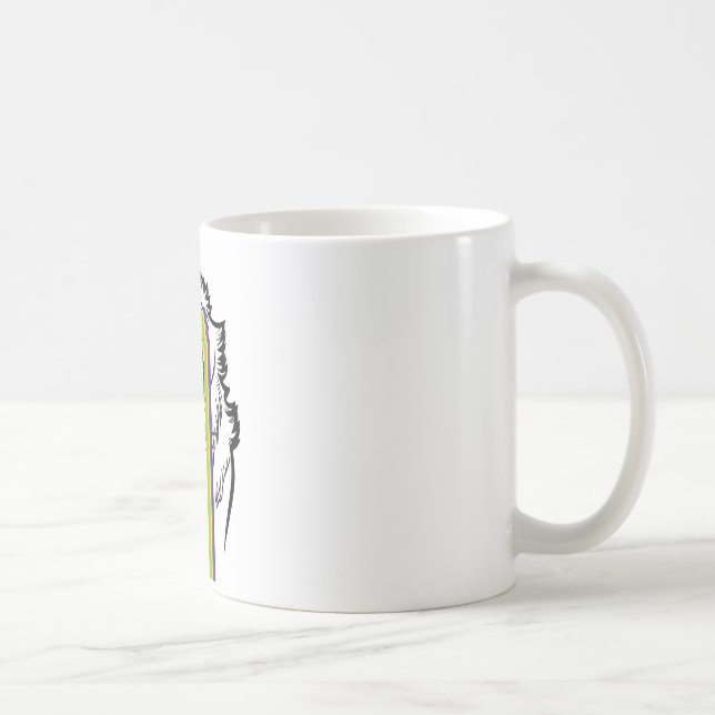 Taza De Café Lobo MEME (Derecha)