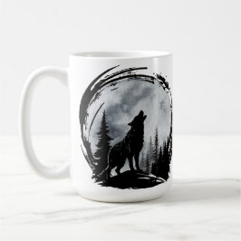 Taza De Café Lobo negro