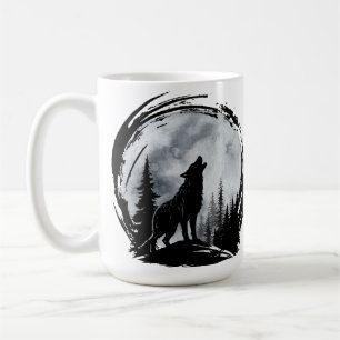 Taza De Café Lobo negro