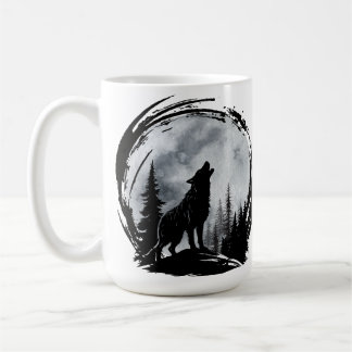 Taza De Café Lobo negro