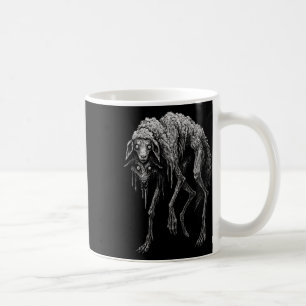 Taza De Café Lobo Oveja Espeluznante Horror Terror Folclore Gót