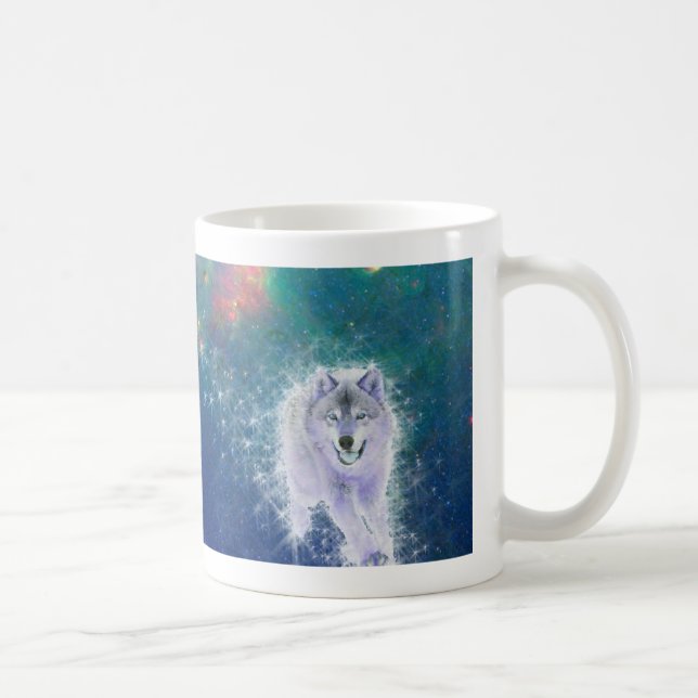 Taza De Café Lobo sabio (Derecha)