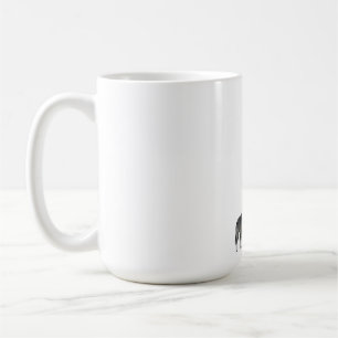 Taza De Café Lobo Solitario Aullando en Arte de Vida Silvestre