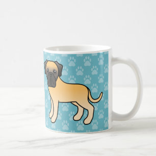Taza De Café Lobos de Mastín Inglés Antiguo Cerveza Cartoon Lin