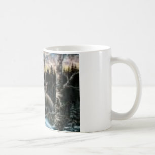 Taza De Café Lobos que se relajan