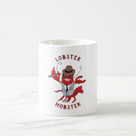 Taza De Café Lobster Mobster 🦞 Funny Personalizado Gangster