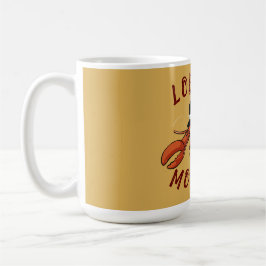 Taza De Café Lobster Mobster 🦞 Gangster de Personalizado muy t