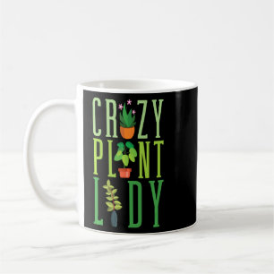 Taza De Café Loca planta Lady Funny Gardening Botaning