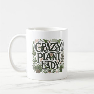 Taza De Café Loca Planta Lady Tee Tri Mezcla Camisas