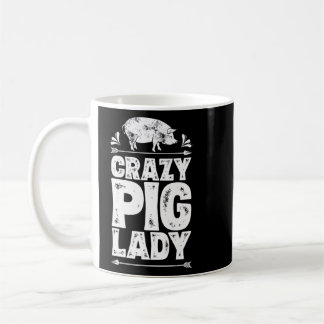 Taza De Café Locas Chicas de la Granja de Cerdos