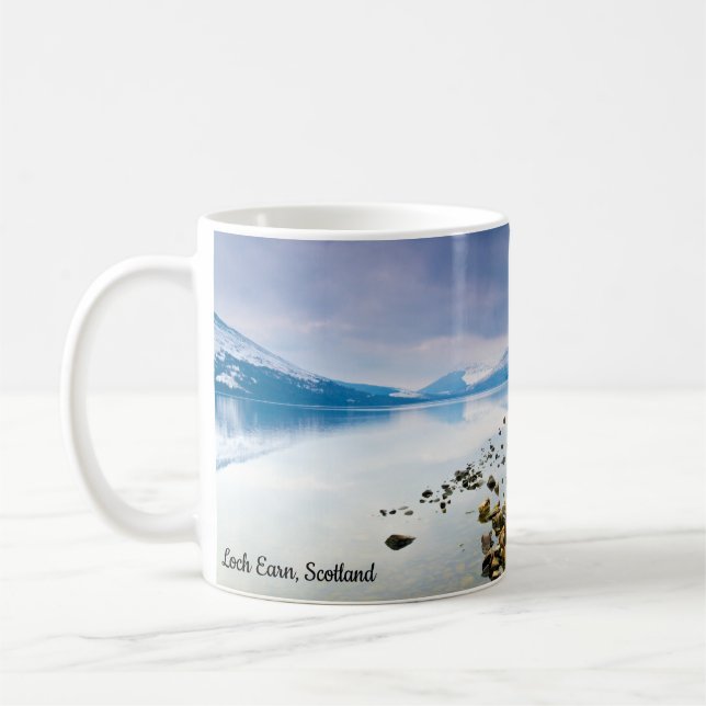Taza De Café Loch Earn, Scotland Mug (Izquierda)