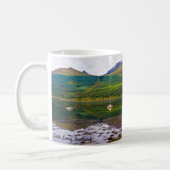 Taza De Café Loch Long, Arrochar, Scotland Mug (Izquierda)