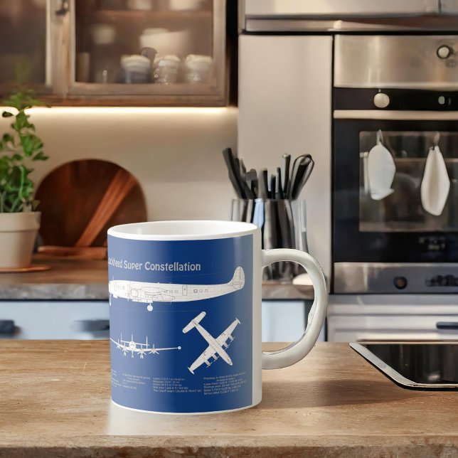 Taza De Café Lockheed L-1049 Super Constellation - Planes ABD (Subido por el creador)
