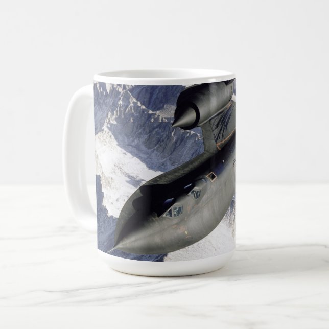 Taza De Café Lockheed SR-71B Blackbird (Anverso izquierdo)
