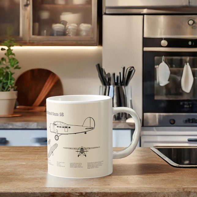 Taza De Café Lockheed Vega 5B - Planes de avión SD (Subido por el creador)