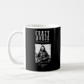 Taza De Café Loco caballo-Lakota Jefe-Guerrero-Sioux-Estadounid
