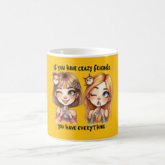 Taza De Café Loco Mug de los Mejores Amigos