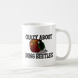 Taza De Café Loco por escarabajos de estiércol