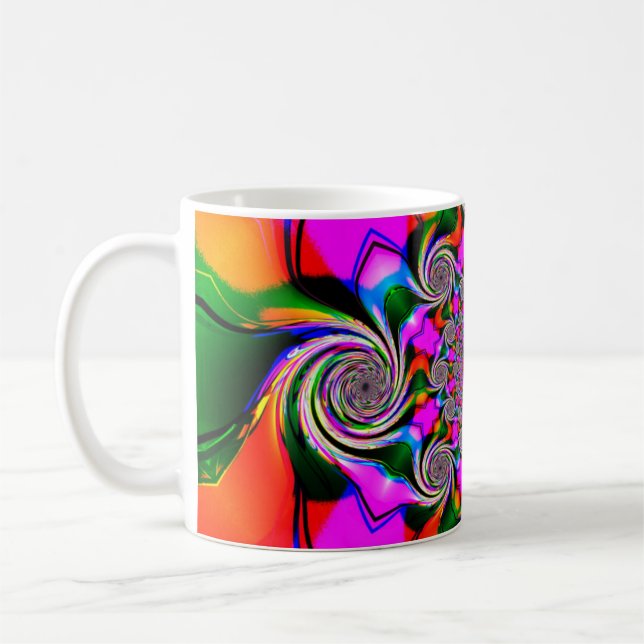 Taza De Café Loco Swirls Mug (Izquierda)