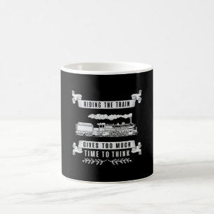 Taza De Café Locomotive Railroad Trains Train Driver Divertido