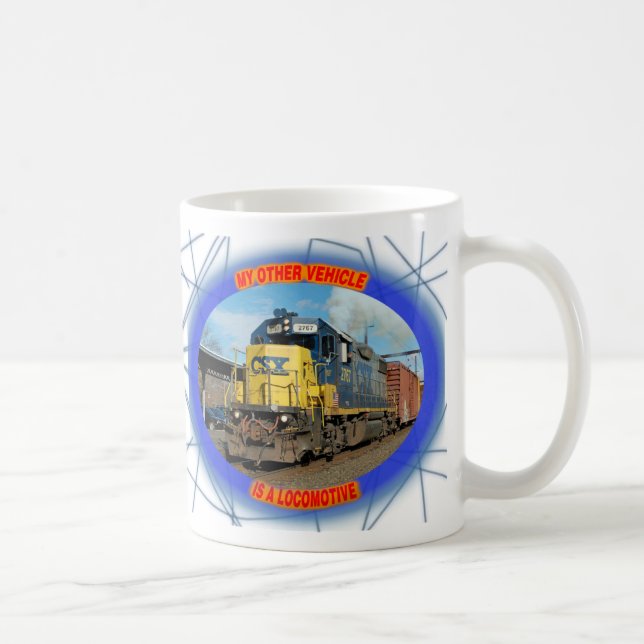Taza De Café Locomotora de CSX (Derecha)