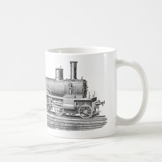 Taza De Café Locomotora de vapor (Derecha)