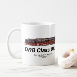 Taza De Café Locomotora de vapor DRB Clase 01.10 Deutsche Reich