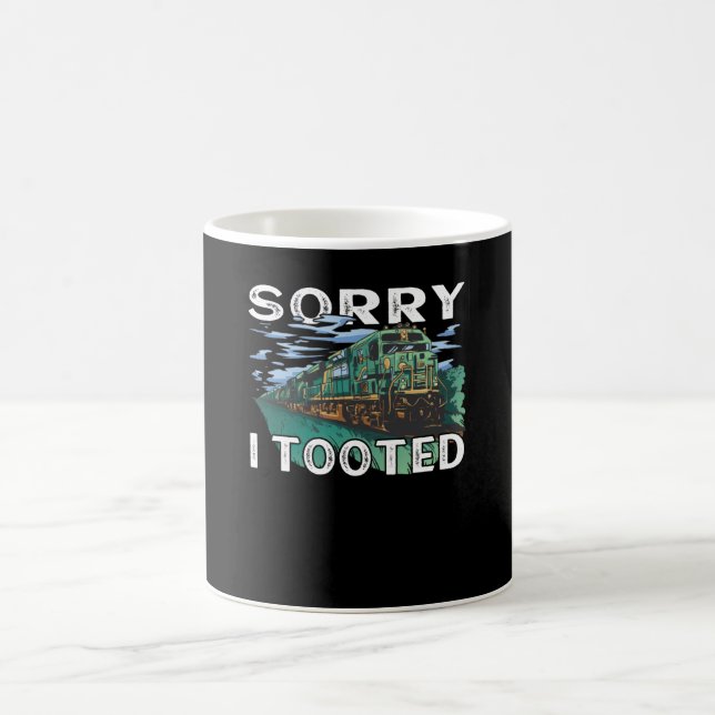 Taza De Café Locomotoras Siento Haber Tomado El Tren Gracioso (Centro)