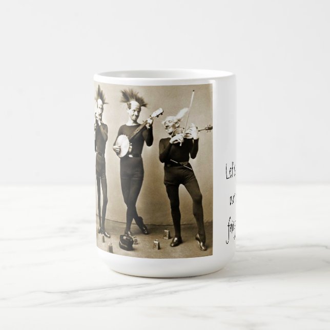 Taza De Café Locos músicos Personalizado Mug (Centro)
