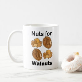Taza De Café Locos por las nueces de macadamia Divertido