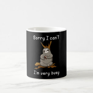 Taza De Café Locura durmiente Lazy Slots Animal Graciosa Idea d