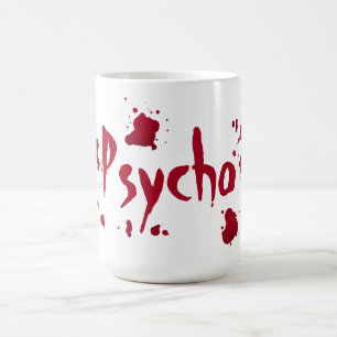 Taza De Café Locura psica Halloween