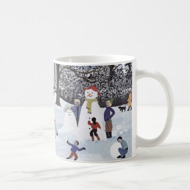 Taza De Café Locuras de la nieve (Derecha)