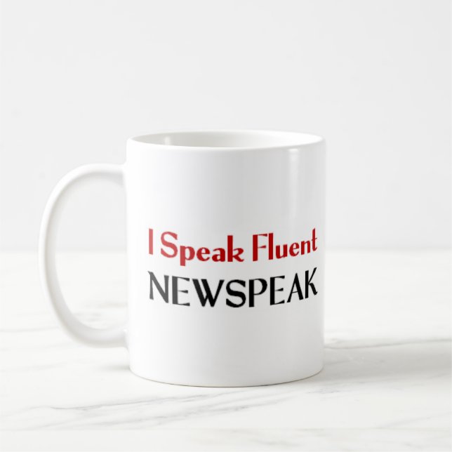 Taza De Café locutor de neolengua (Izquierda)