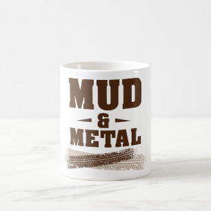 Taza De Café Lodo y Metal