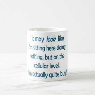 Taza de café lógica de la reaparición