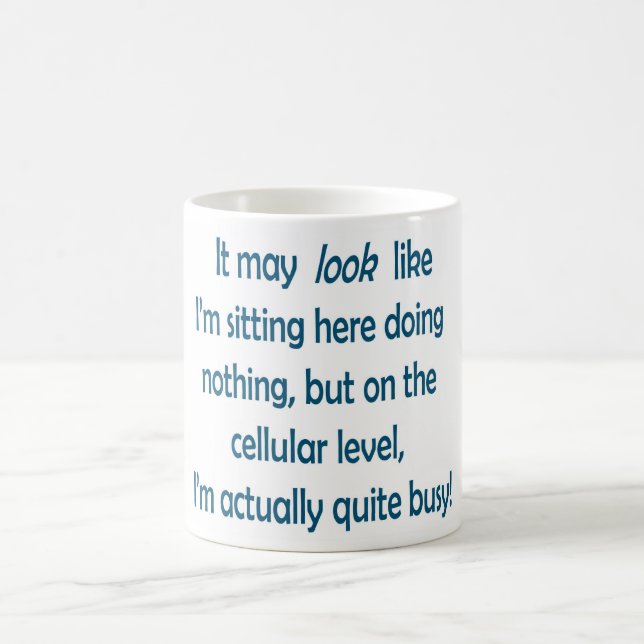 Taza de café lógica de la reaparición (Centro)