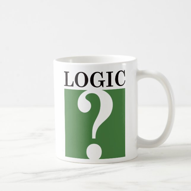 Taza De Café Lógica - negro y verde (Derecha)