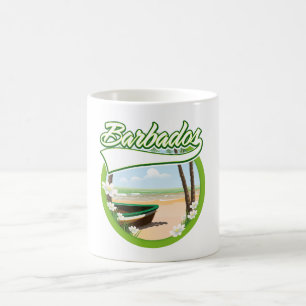 Taza De Café Logo de Barbados Travel