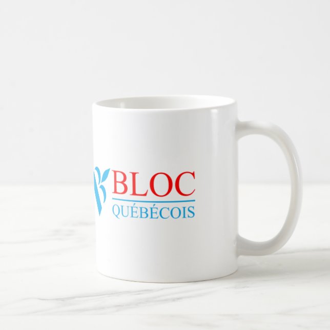 Taza De Café Logo de Bloc Québécois (Derecha)
